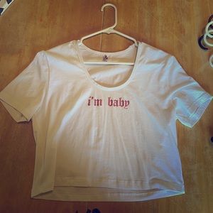 I’m Baby crop top